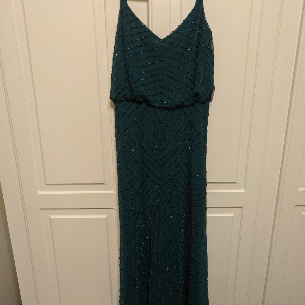 Adriana Papel Beaded Gown size 0